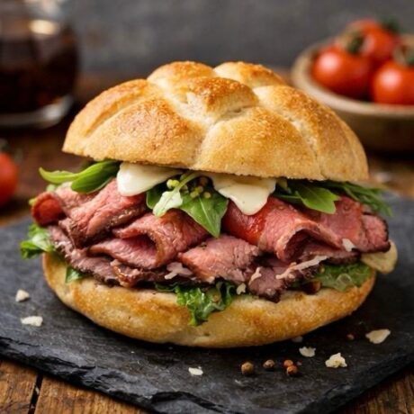 51. Roast beef, insalata