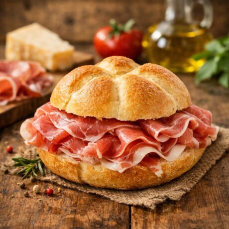 13. Crudo toscano, fontina