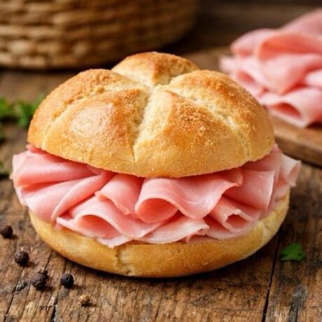 33. Prosciutto cotto, stracchino, pomodoro, insalata