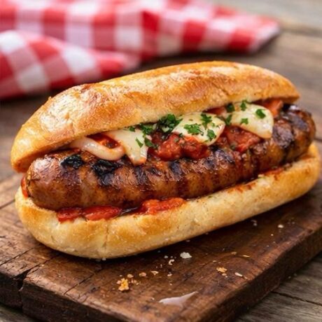 1. Salsiccia, ketchup, maionese