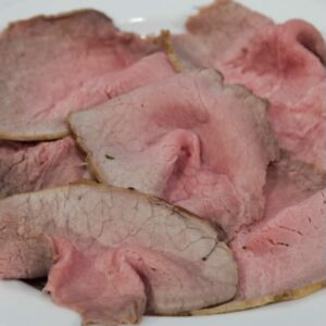 Rostbeef al piatto con contorno