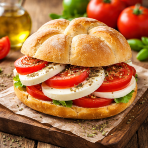 44. Pomodoro, mozzarella, origano