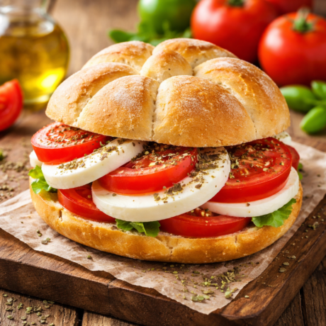 44. Pomodoro, mozzarella, origano