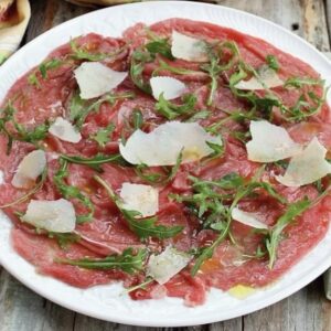 Carpaccio rucola e grana